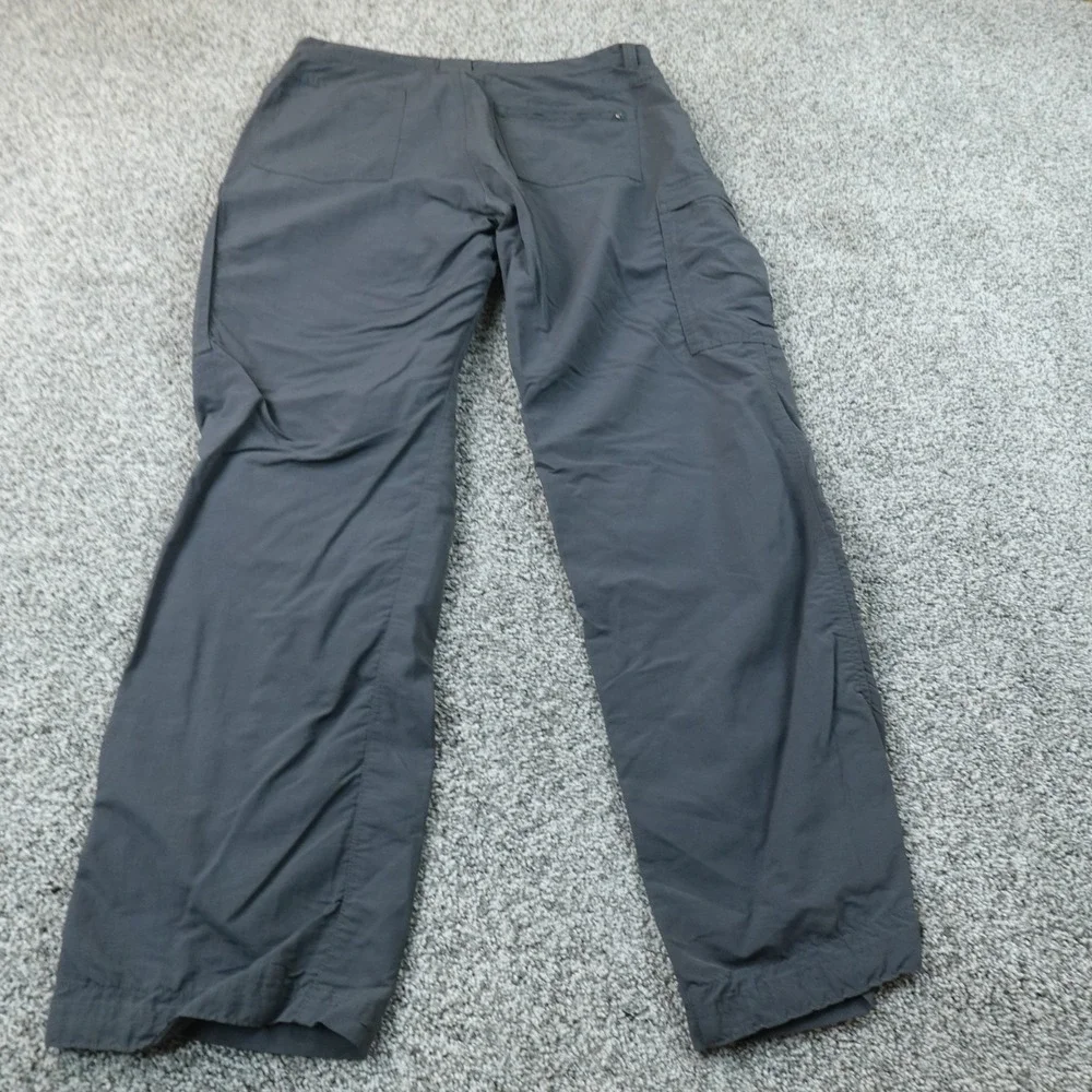 REI Pants Mens 36X32 Gray Blue Cargo Outdoor Hiking Performance Tech Climbing